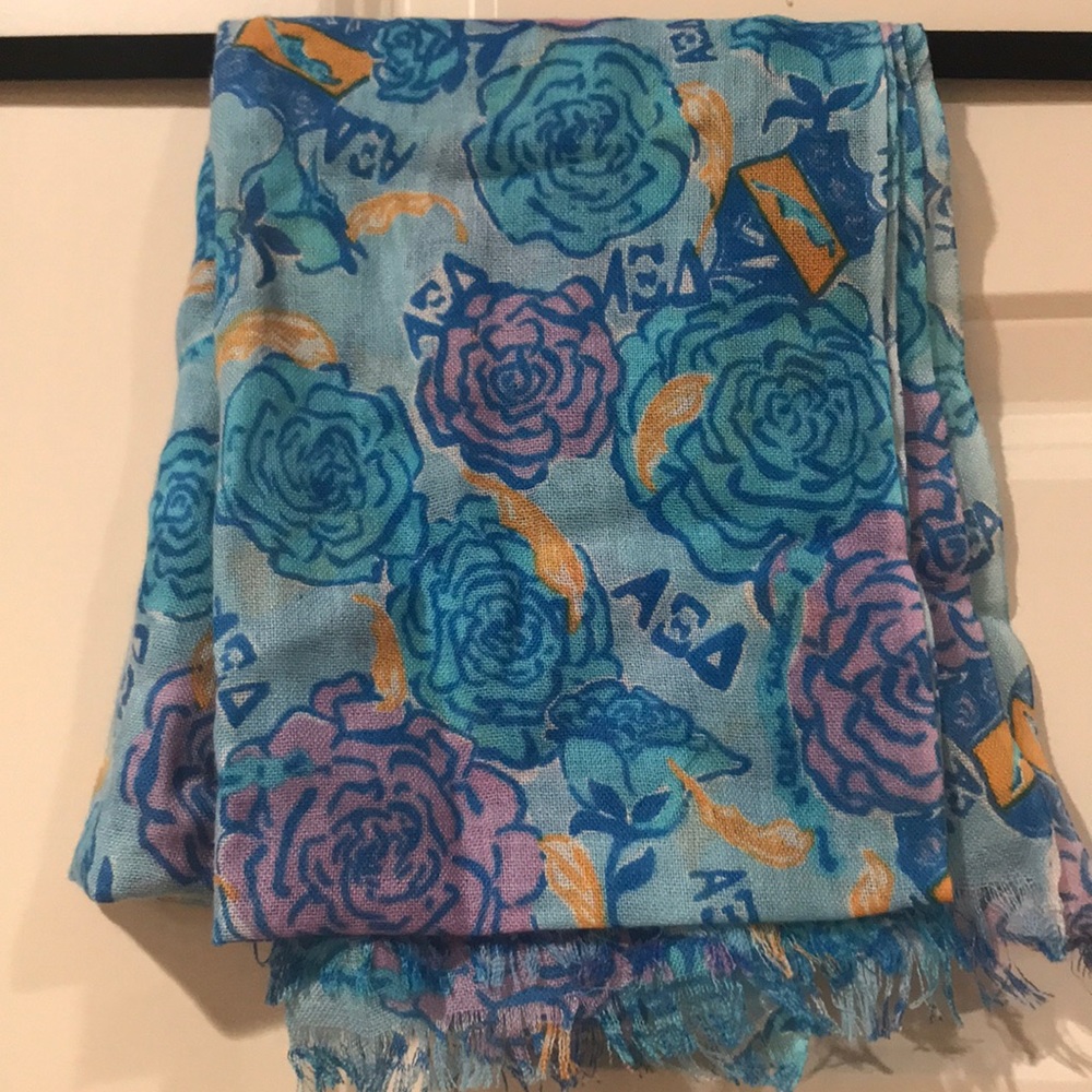 Alpha Xi Delta Lilly Pulitzer scarf